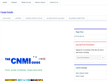 Tablet Screenshot of cnmi-guide.com